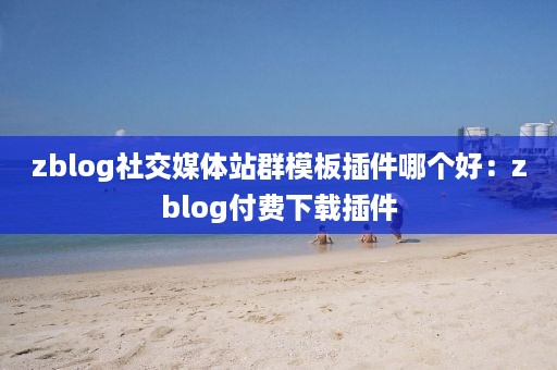 zblog社交媒体站群模板插件哪个好：zblog付费下载插件